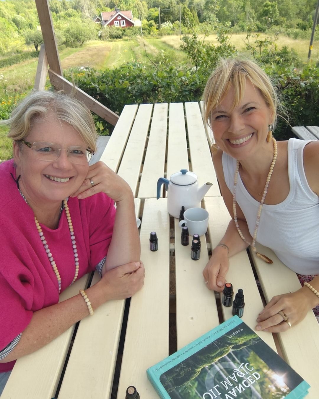 Nicola gemeinsam mit Dani beim Business Retreat